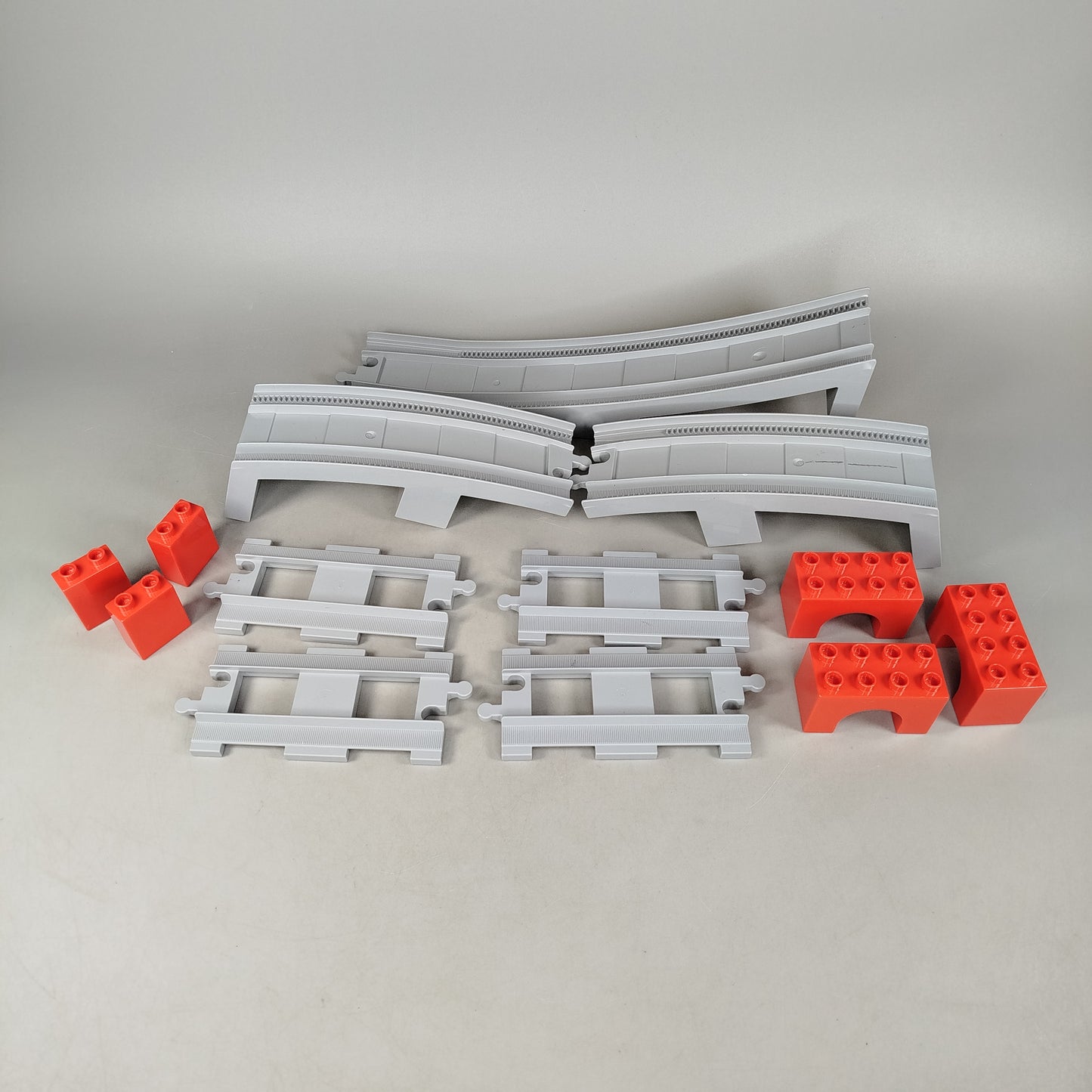 LEGO Duplo Eisenbahn-Schienen & Bausteine, gebraucht, ab 3 Jahre 