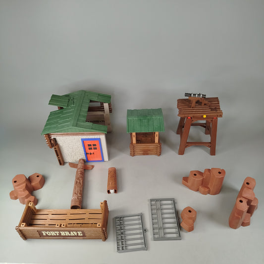 Playmobil Fort Brave 5245 🙂🏠 Gebäude, gebraucht, ab 6 7 8 Jahre | ✅ geprüft 