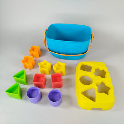 Verschiedene Marken Sortierspiel und Stapelwürfel - Set