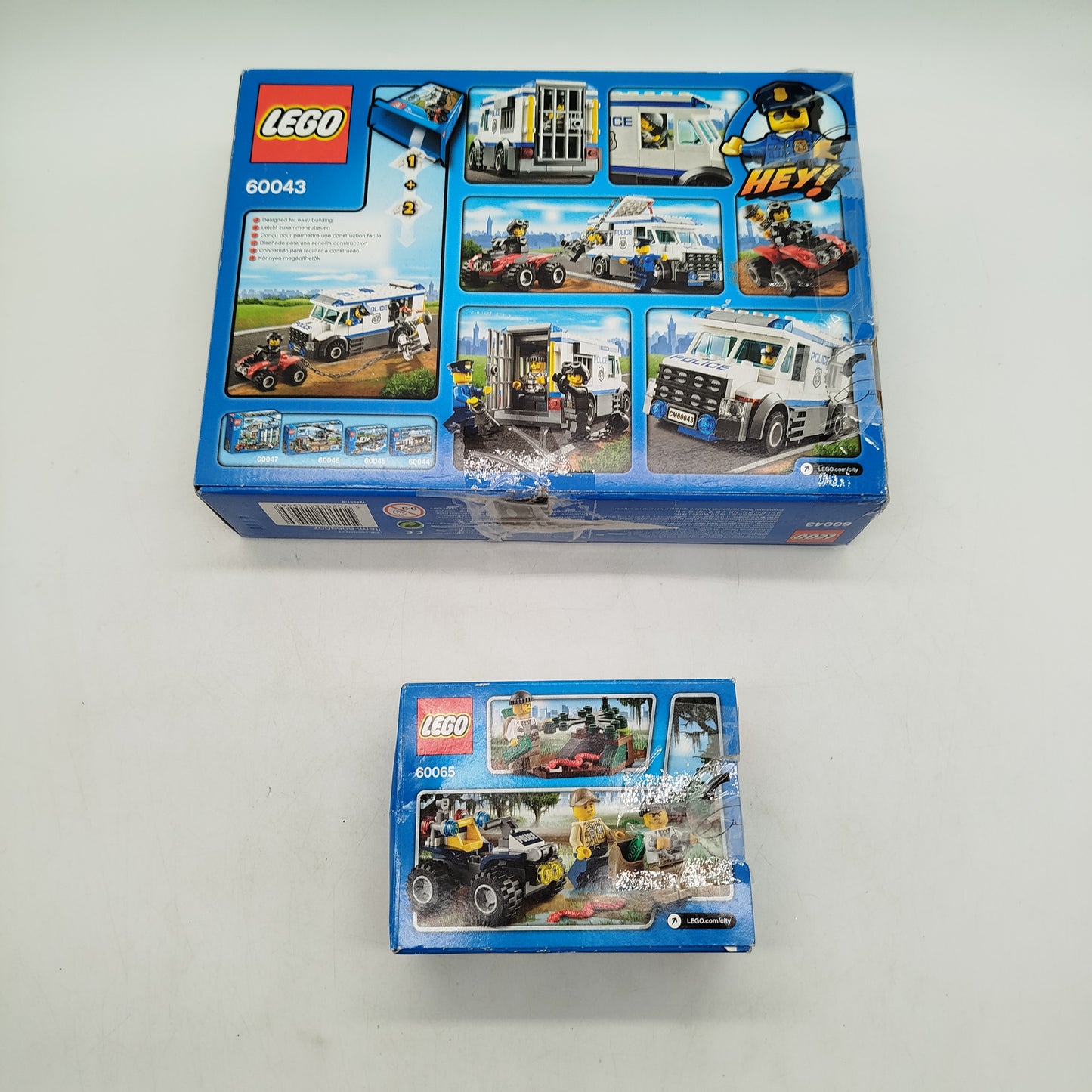 LEGO Bundle City Polizei 60043 60065 Set von 2 Autos & Figuren ab 6 Jahre 
