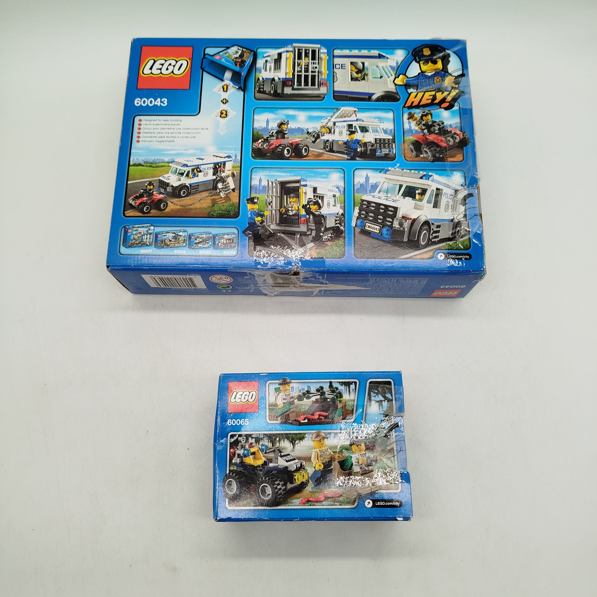 LEGO Bundle City Polizei 60043 60065 Set von 2 Autos & Figuren ab 6 Jahre 