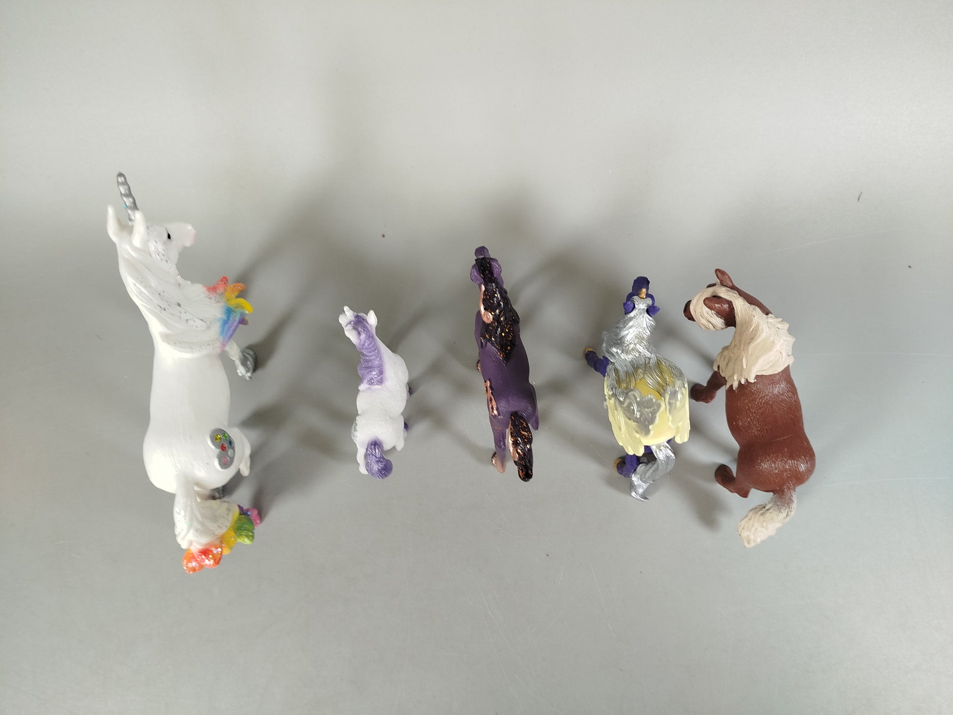 Schleich Pferde & Einhörner Set von 5 Spielfiguren