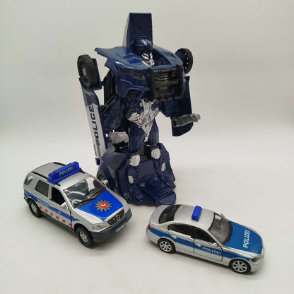 Bundle Polizei Set von 3 Roboter & Autos