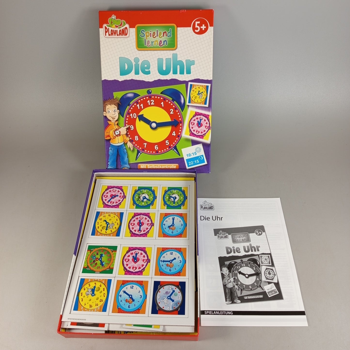 Kiddus & Playland Bundle Die Uhr Lernuhr & Lernspiel