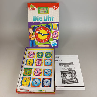 Kiddus & Playland Bundle Die Uhr Lernuhr & Lernspiel