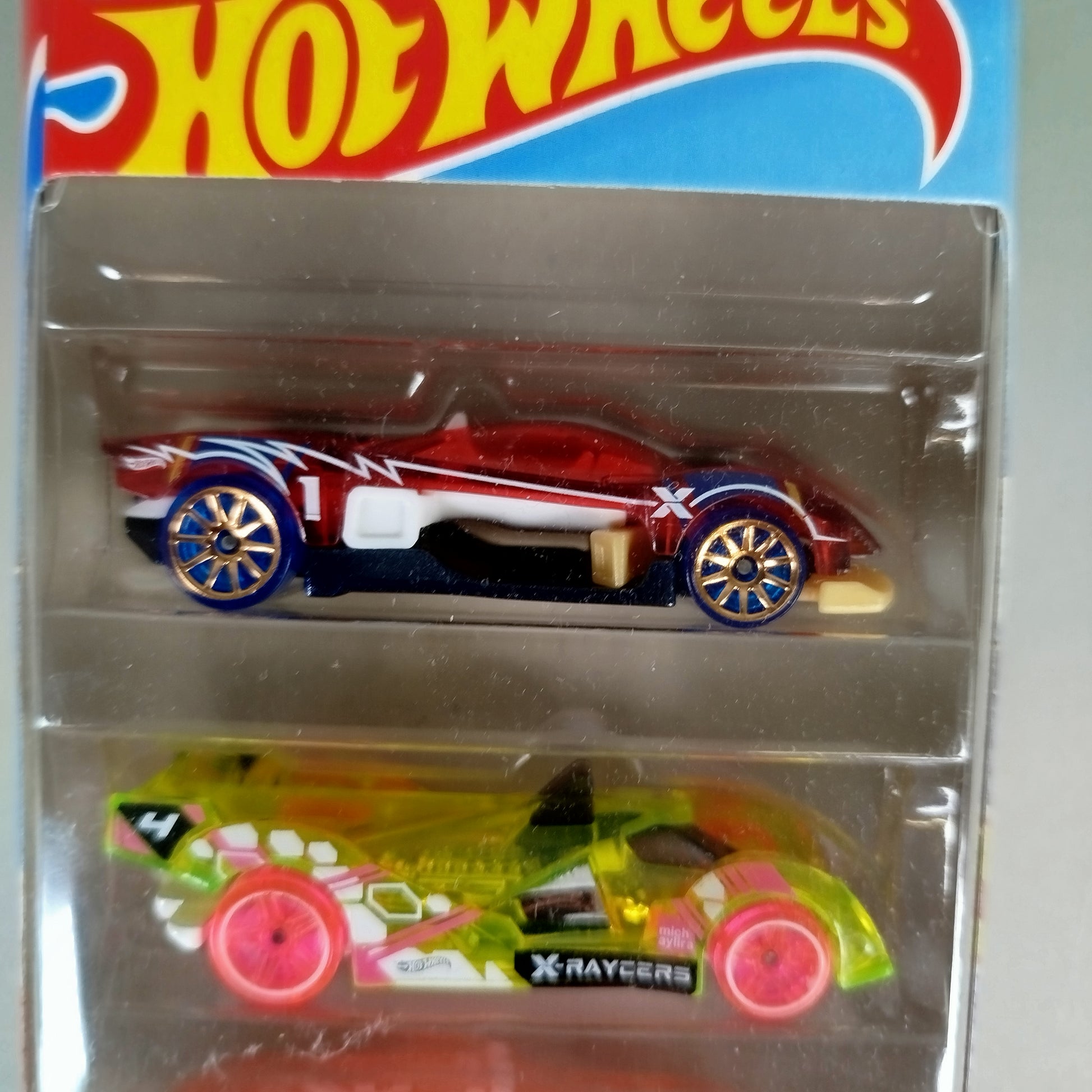 Hot Wheels X-RAYCERS Set 5 Spielzeugautos, OVP, neu