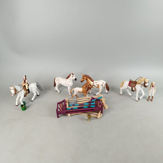 Schleich Bundle Horse Club 42412 42433 Set von 2 Pferde & Reiter ab 6 Jahre 