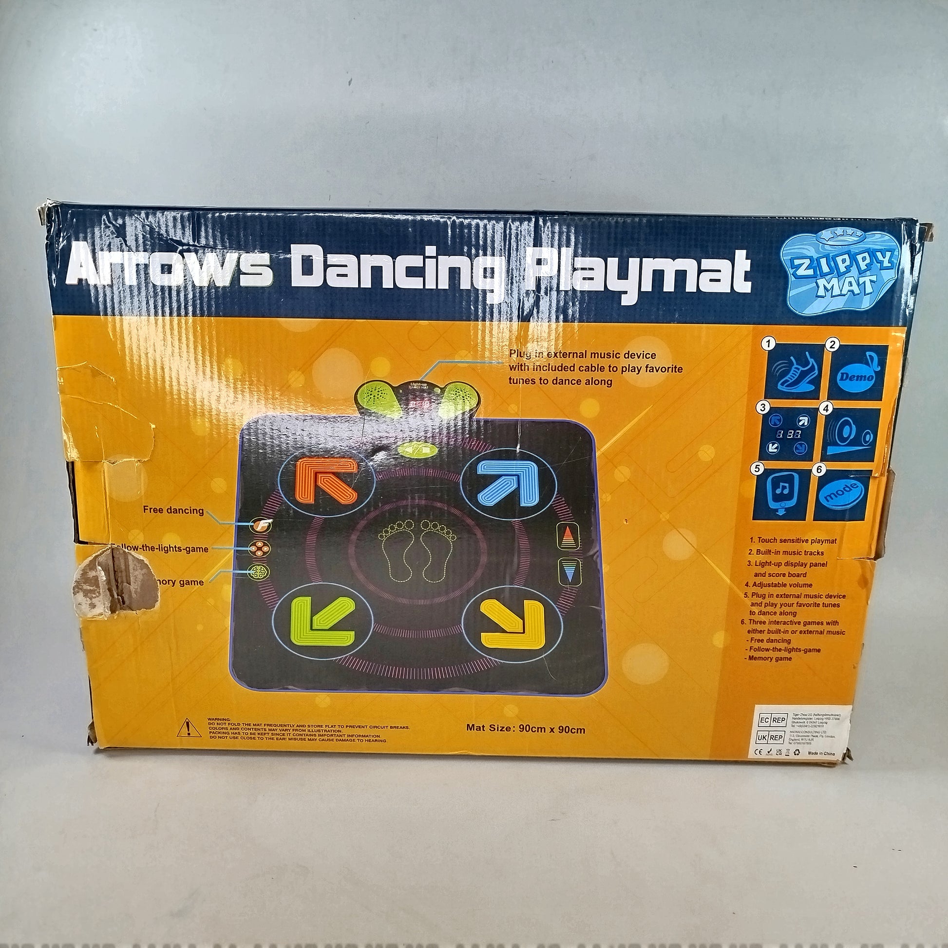 Zippy Mat Arrows Dancing Playmat – Tanzmatte mit Musik