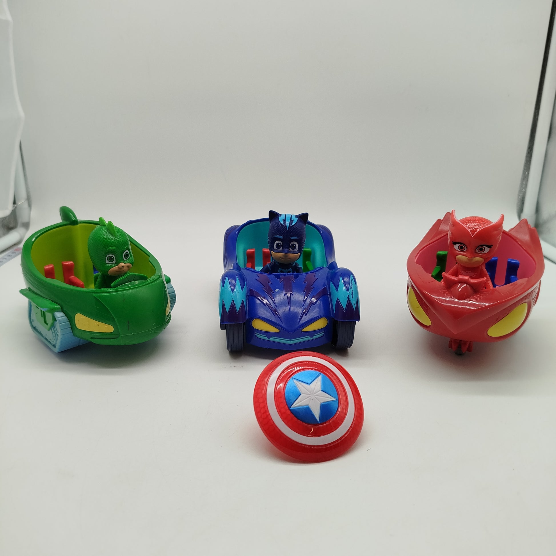 PJ Masks Figurenfahrzeuge Set von 3 – Catboy, Gekko & Owlette