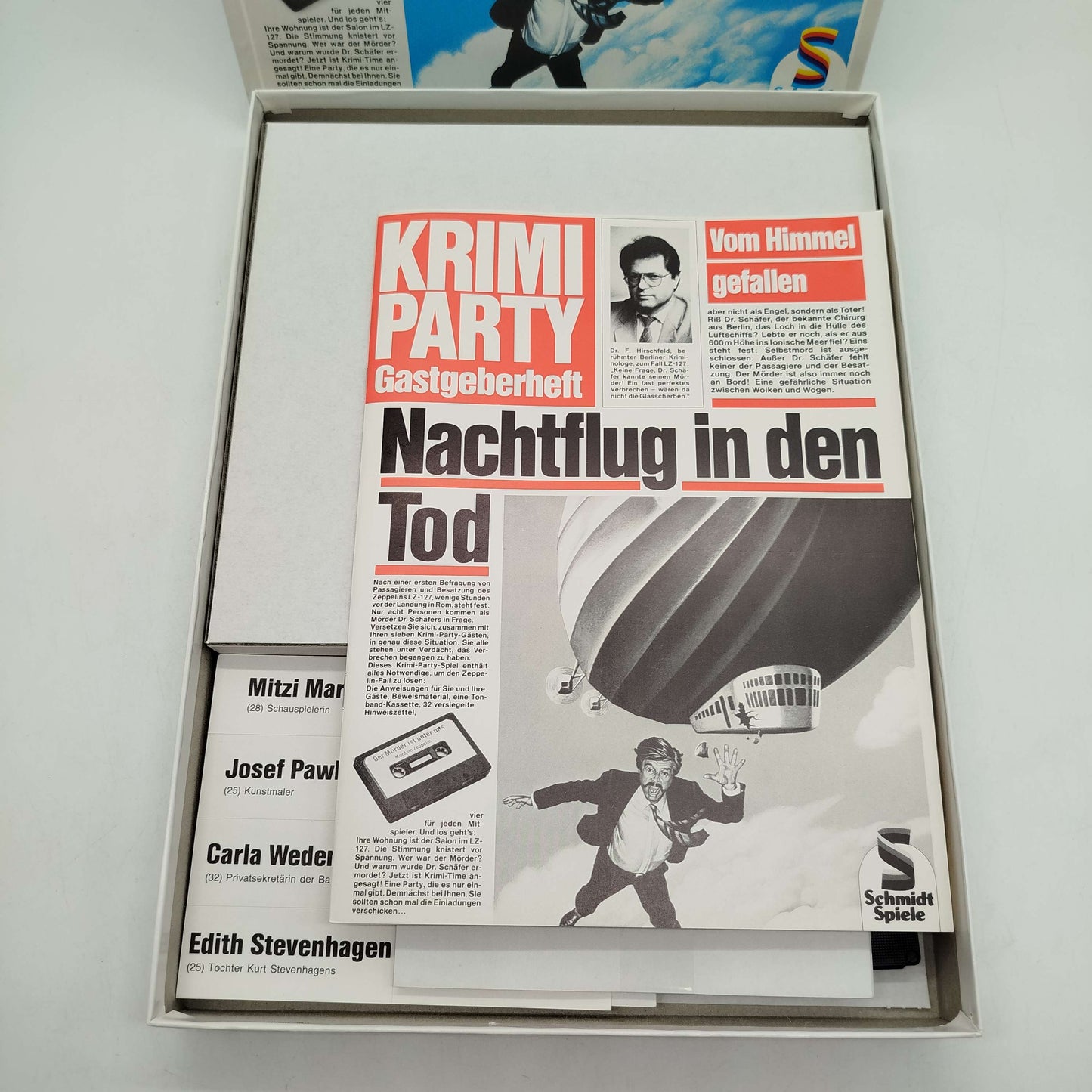 Schmidt Spiele Krimi Party Nachtflug Partyspiel Neuwertig