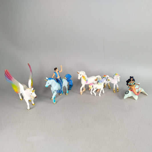 Schleich Bundle Bayala Einhörner 8x Figuren