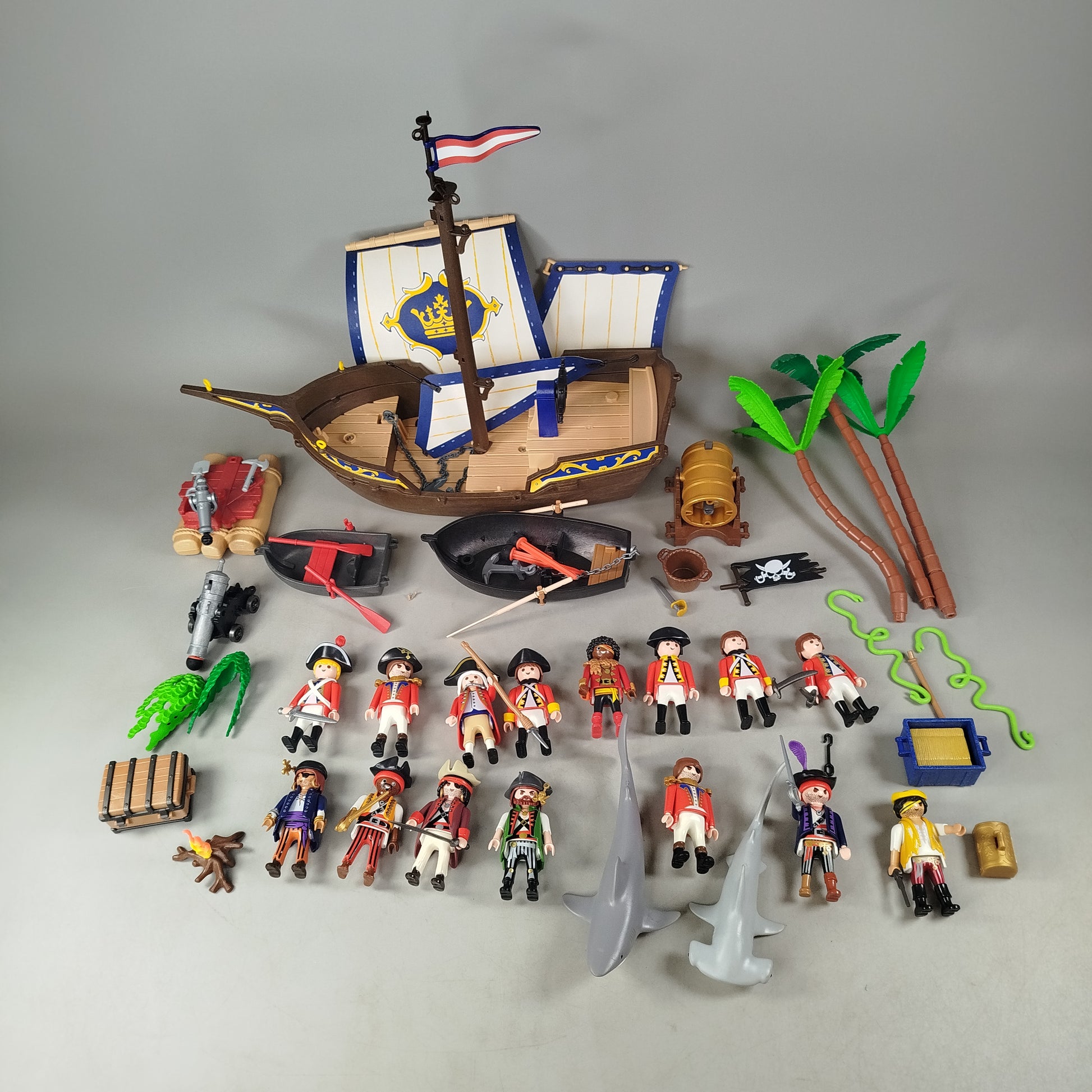 Playmobil Bundle Piraten Schiff & Figuren gebraucht ab 6 7 8 Jahre | ✅ geprüft 