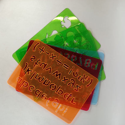 Bundle Schablonen Buchstaben & Zahlen Bastelset