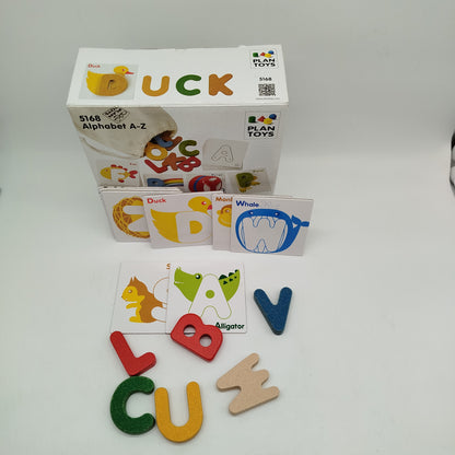 Plan Toys Alphabet Lernspiel A-Z – Buchstaben & Karten, OVP