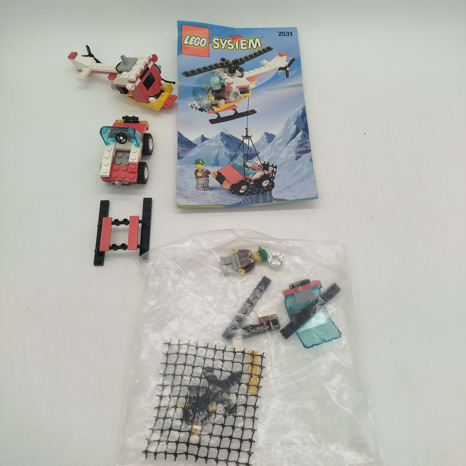 LEGO Rescue Chopper 2531 Hubschrauber, gebraucht, ab 6 7 8 Jahre | ✅ geprüft 
