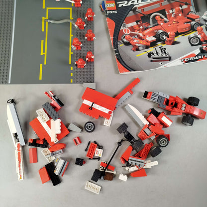 LEGO Racers Ferrari F1 Pit 8375 Set, gebraucht, ab 6 7 8 Jahre | ✅ geprüft 