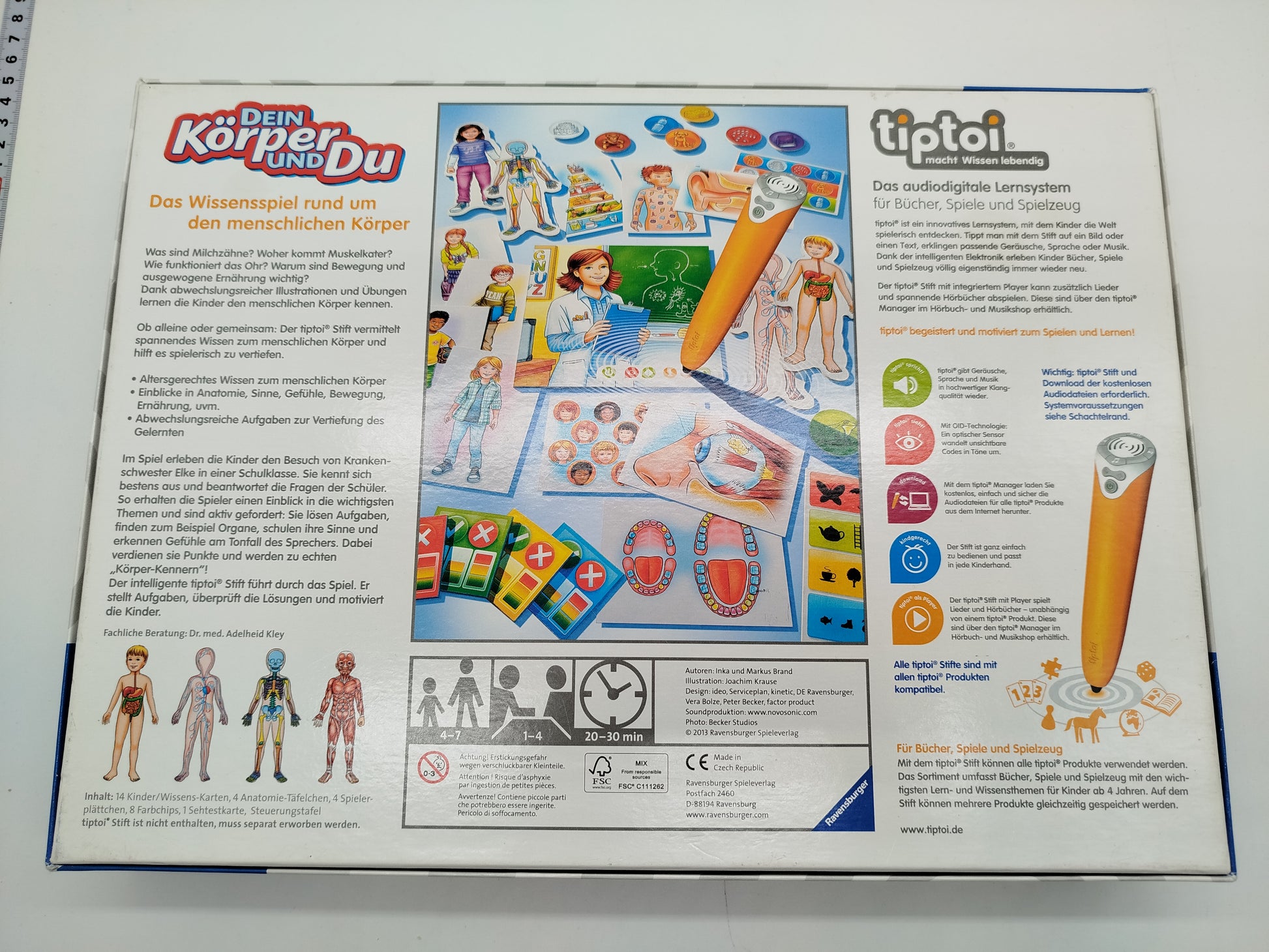 Ravensburger tiptoi Lernspiel - Dein Körper und Du