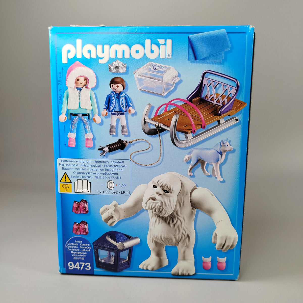 Playmobil Yeti mit Schlitten 9473 Figuren-Set mit Zubehör