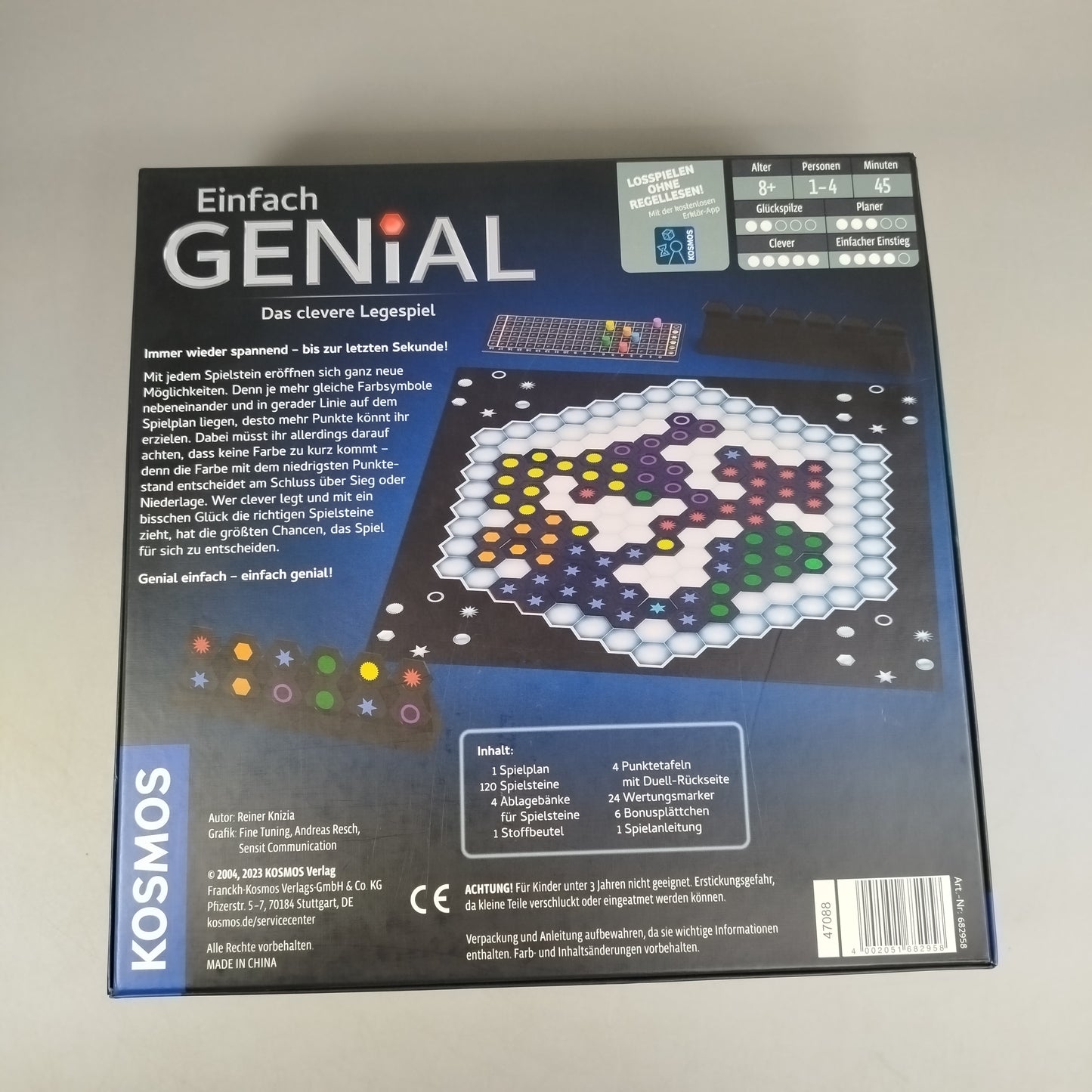 KOSMOS Einfach GENIAL Brettspiel, wie neu, ab 3 4 5 Jahre | ✅ geprüft 