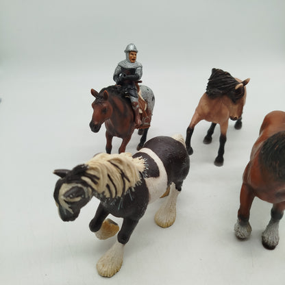 Schleich Bundle Ritter & Pferde Set von 6, ab 6 7 8 Jahre | ✅ geprüft 
