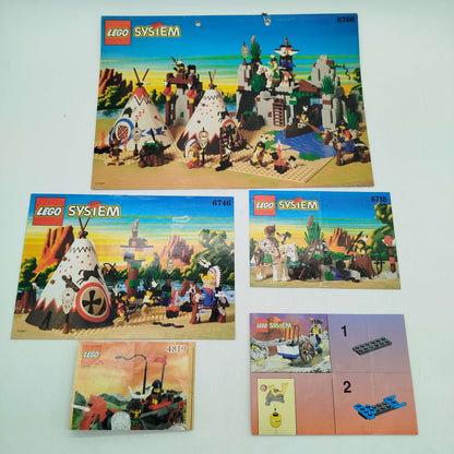 LEGO Bundle Western Set von 5 Tipi&Figuren, gebraucht, ab 6 Jahre 