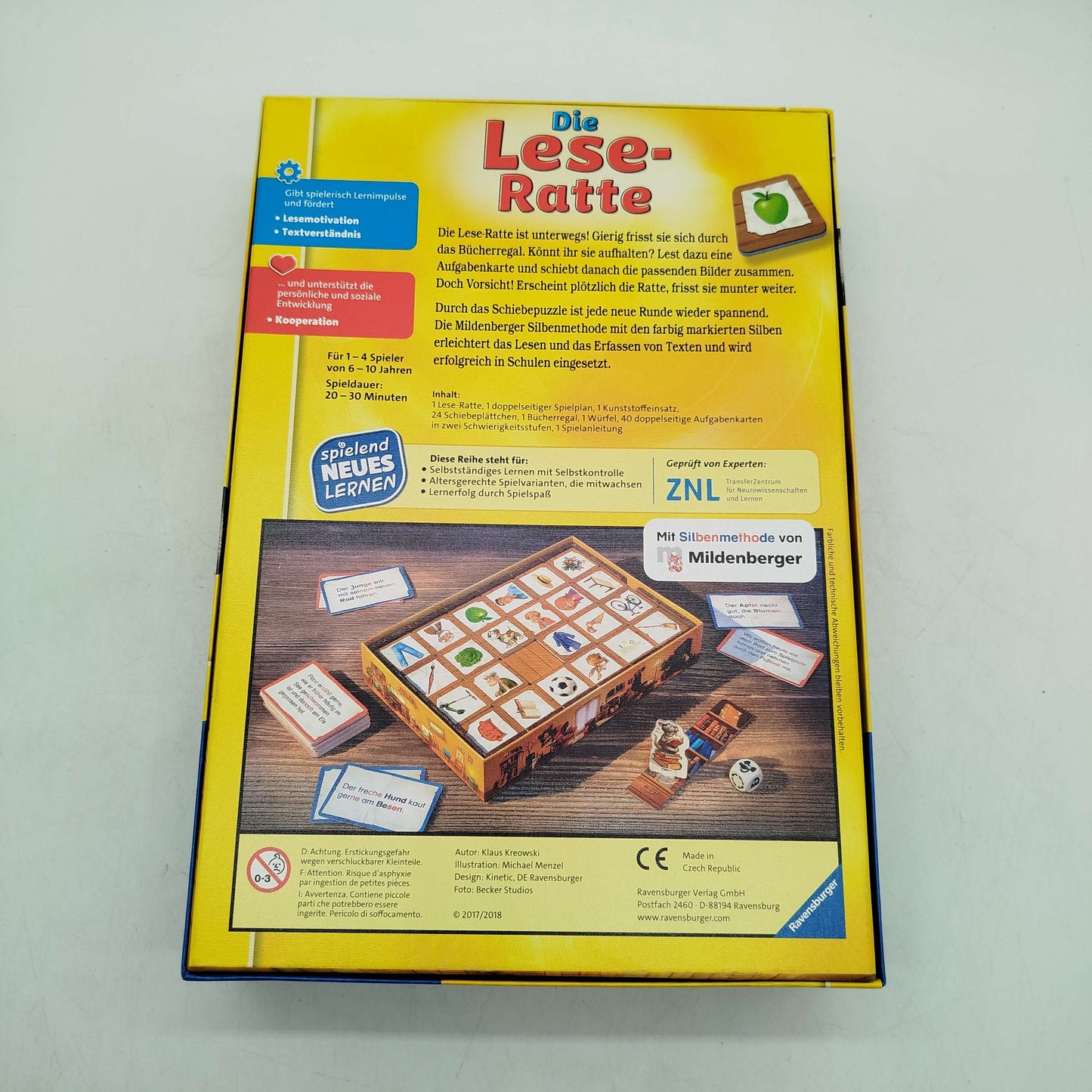 Ravensburger Lese-Ratte 24956 Brettspiel