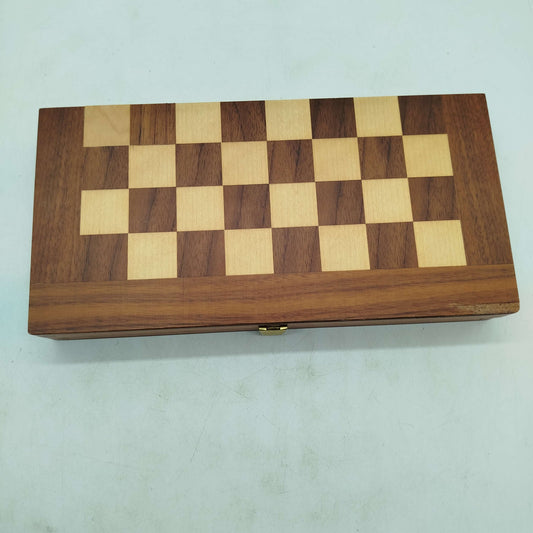 Lindner Schach & Backgammon Brettspiel, gebraucht, ab 6 7 8 Jahre | ✅ geprüft 