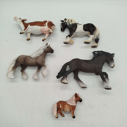 Schleich Bundle Pferde & Kuh 72008 Set von 5