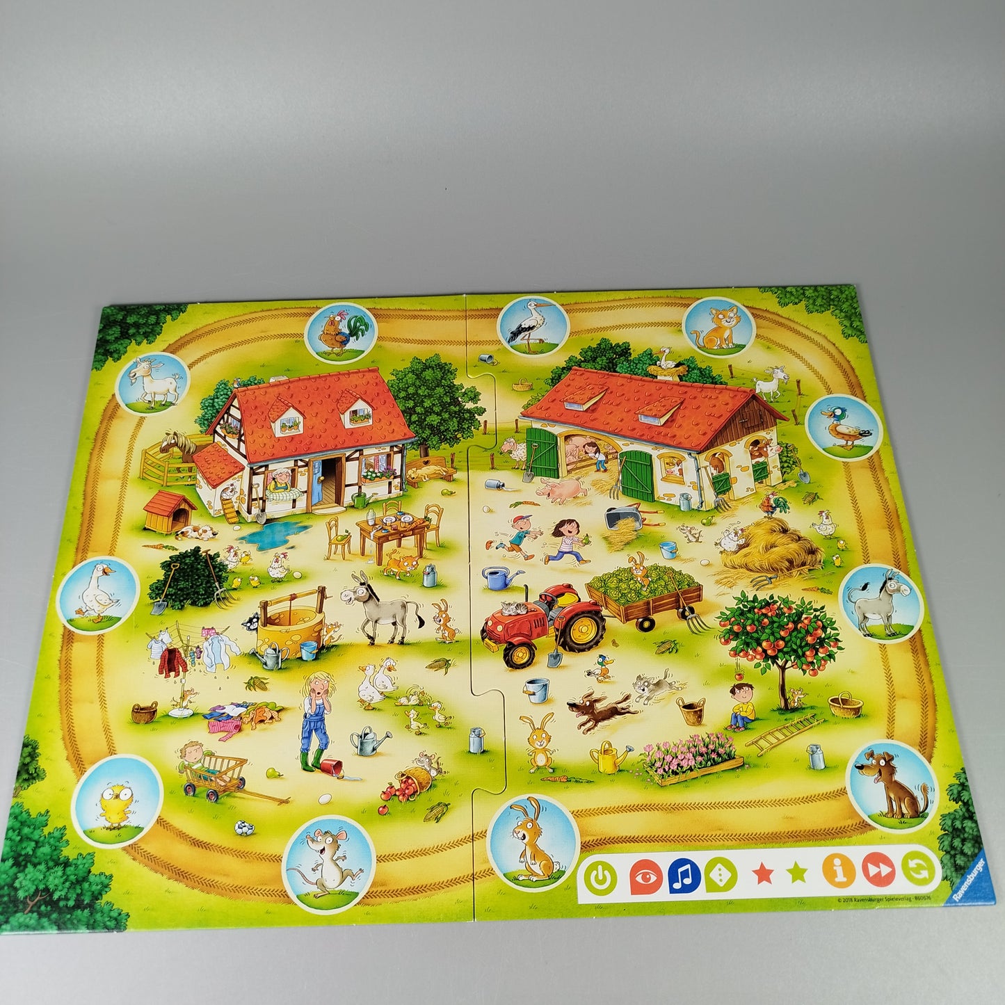 Ravensburger tiptoi Lernspiel-Set – Bauernhof & Wörterbuch
