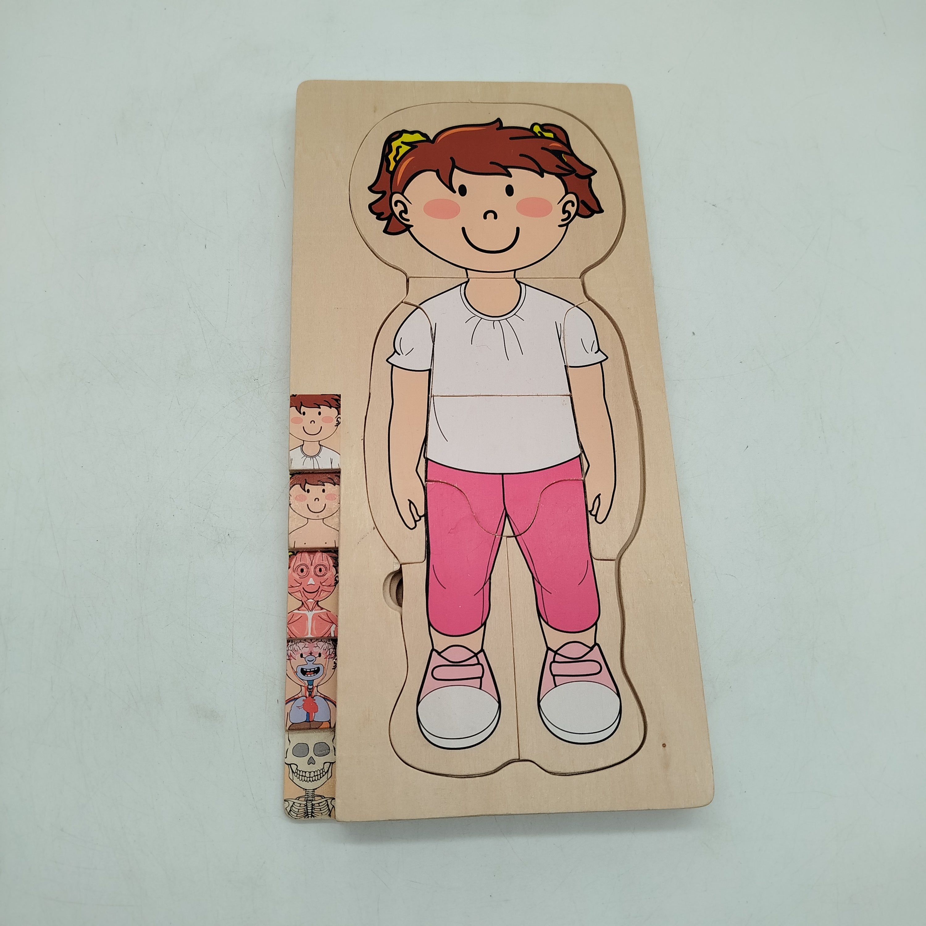 AMIGO Anatomie Mädchen Schichtenpuzzle, gebraucht, ab 3 4 5 Jahre | ✅ geprüft 