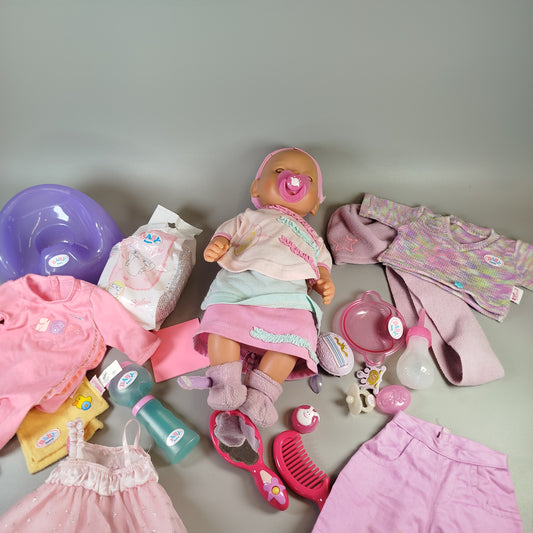 Zapf Creation BABY born Puppe – Spielset mit Zubehör