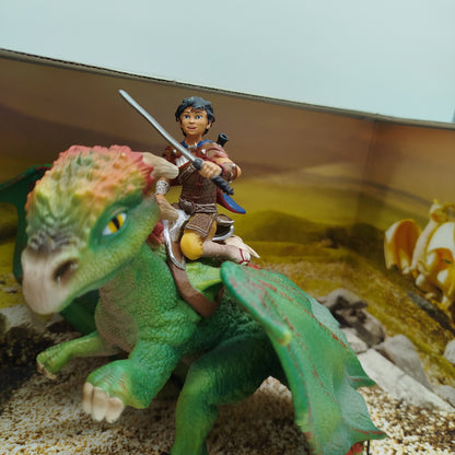 Schleich Bayala Kishay Drachenreiter Figuren Neuwertig