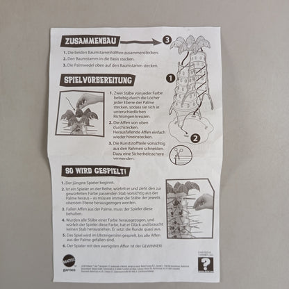 Mattel Games SOS Affenalarm 52563 Brettspiel