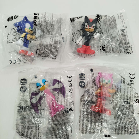 Burger King Bundle Sonic the Hedgehog Set von 4 Figuren Neu