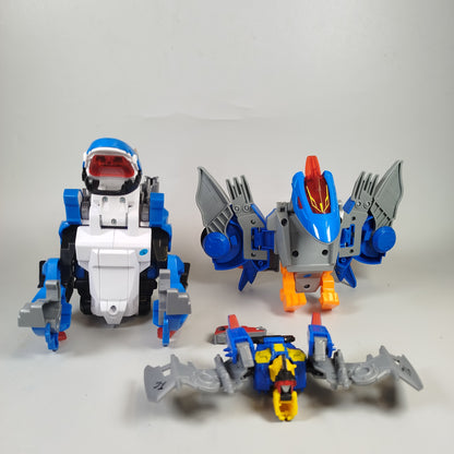  Roboterfigur - Dinosaurier-Transformation - Set von 3