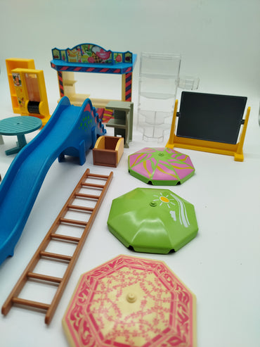  Teilsets - Süßigkeitenstand, Spielplatz, Strand
