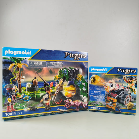 Playmobil Spielzeug-Bundle: Playmobil Pirates – Schatzräuber & Piraten