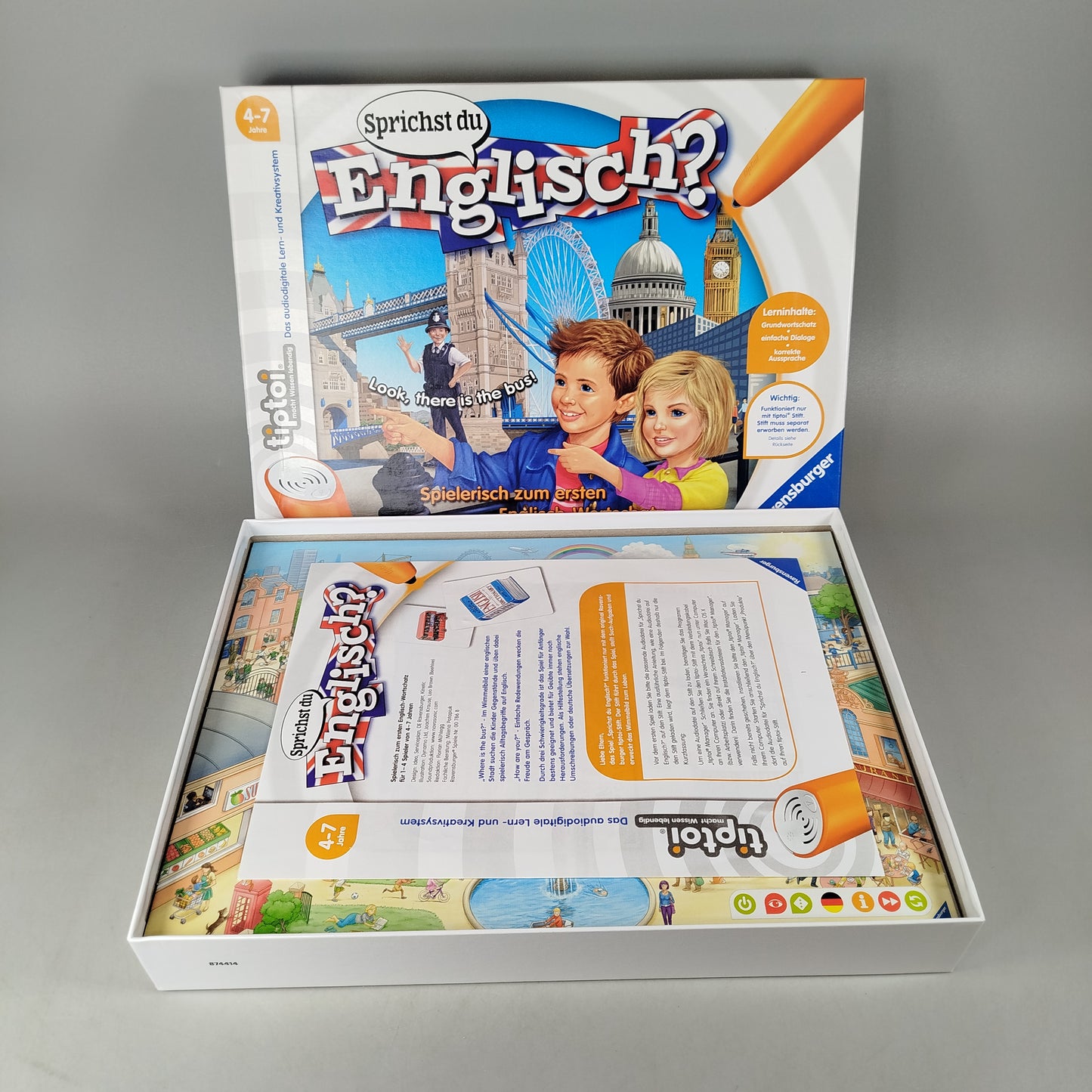 Ravensburger tiptoi Sprichst Englisch? Lernspiel 00786