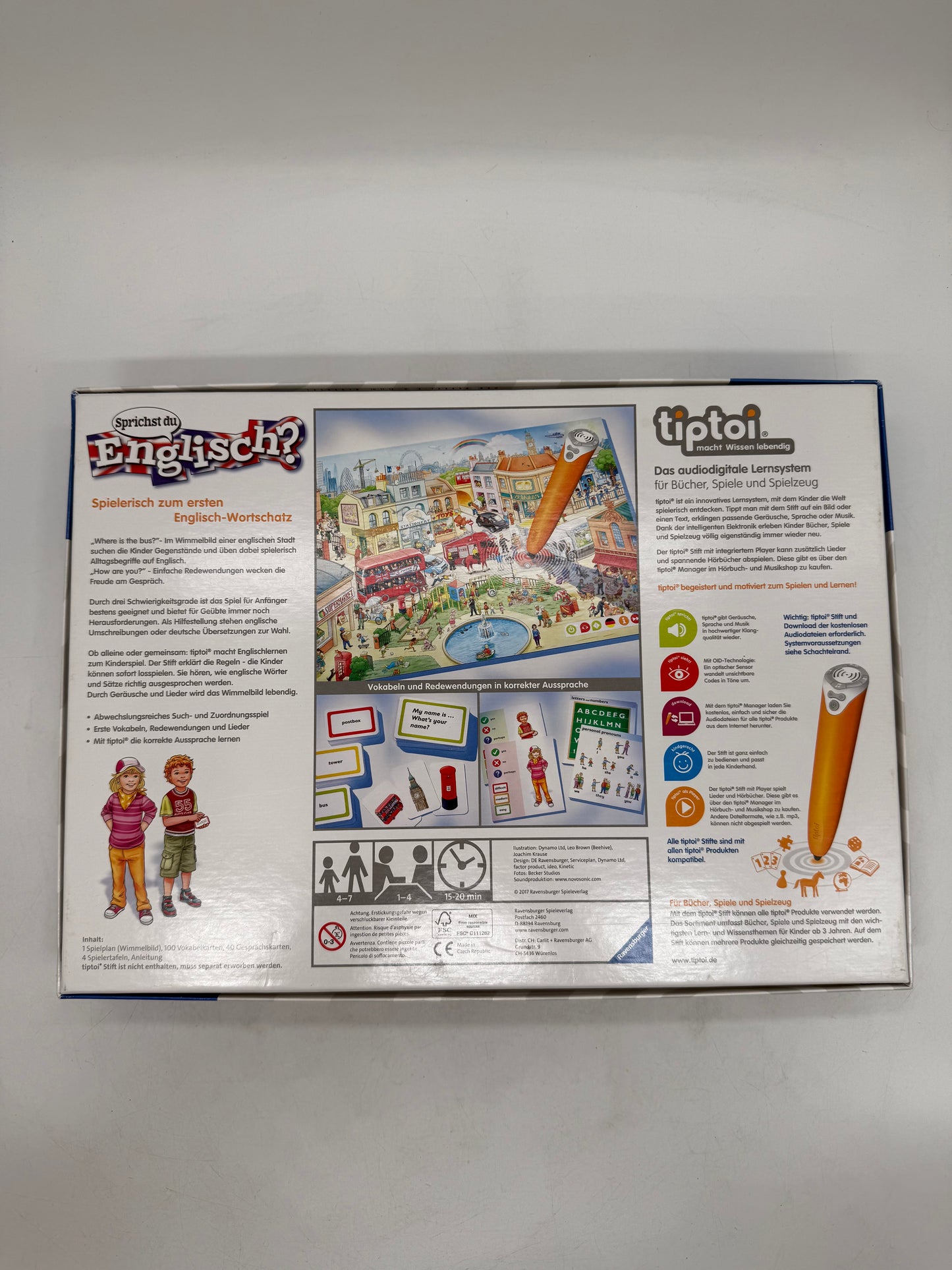 Ravensburger tiptoi Sprichst du Englisch? Lernbuch 00 801 8