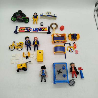 Playmobil Bundle Post & Motorrad Figuren & Zubehör