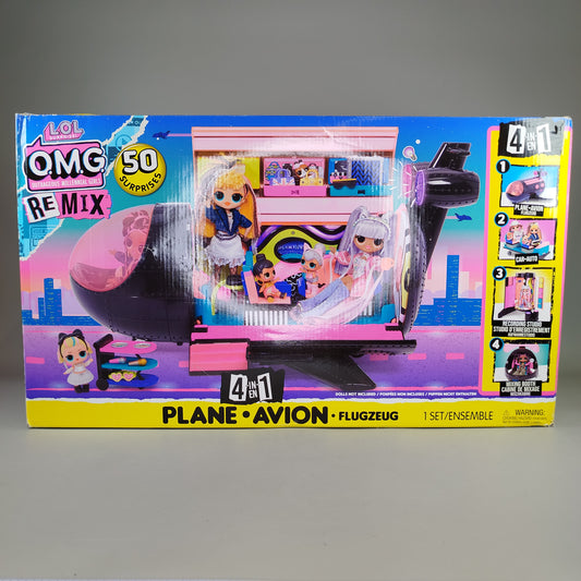 L.O.L. Surprise! OMG Remix 4-in-1 Flugzeug-Spielset, OVP