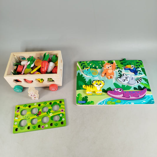 Ravensburger Bundle Dschungel Set von 2 Sortierbox & Puzzle