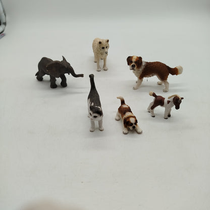 Schleich Bundle Tiere Set von 6 Tierfiguren