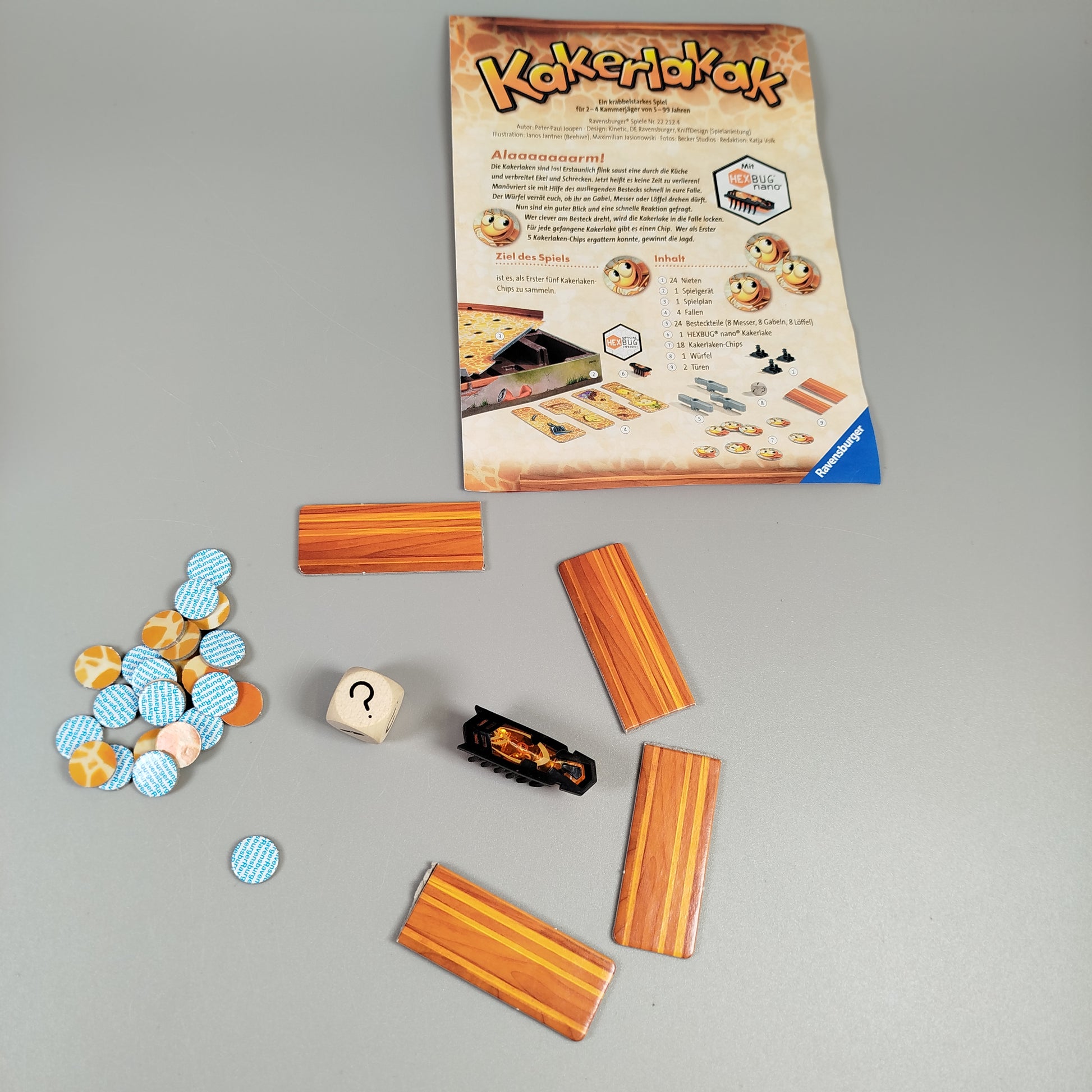 Ravensburger Brettspiel Kakerlakak - HexBug Inkl.