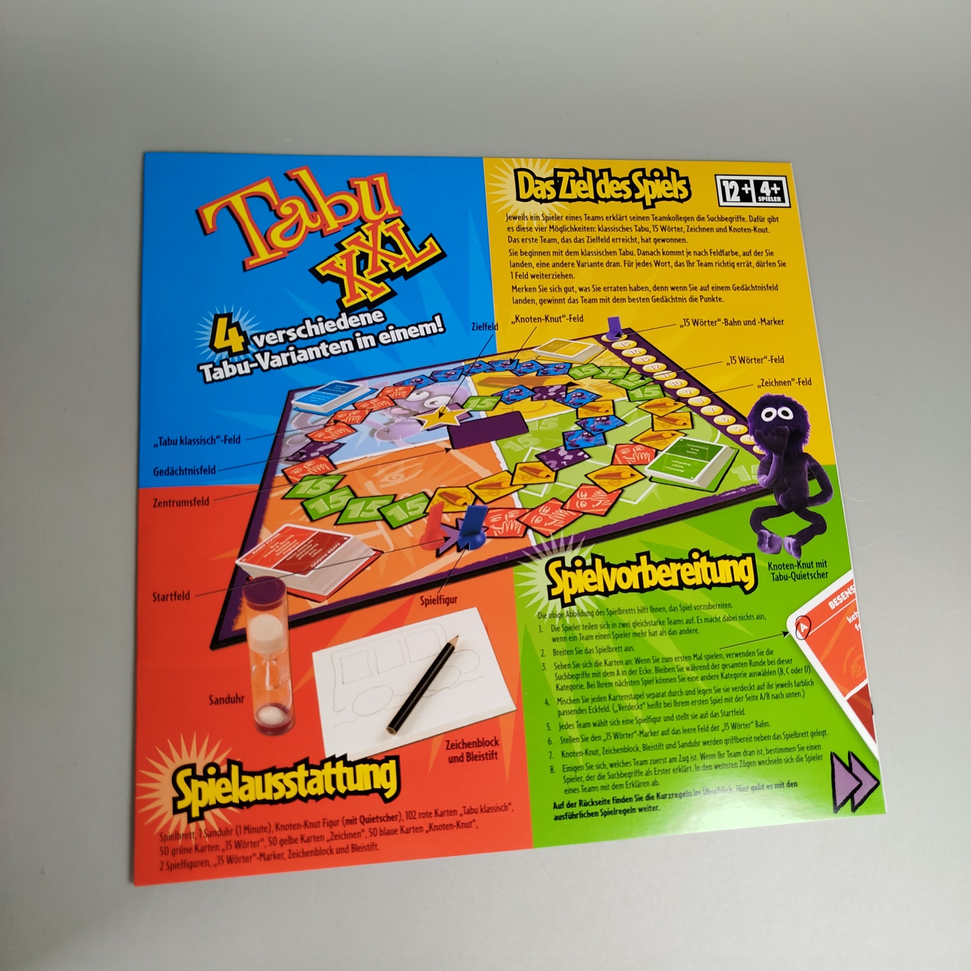 Parker Tabu XXL Brettspiel – wie neu, Deutsch