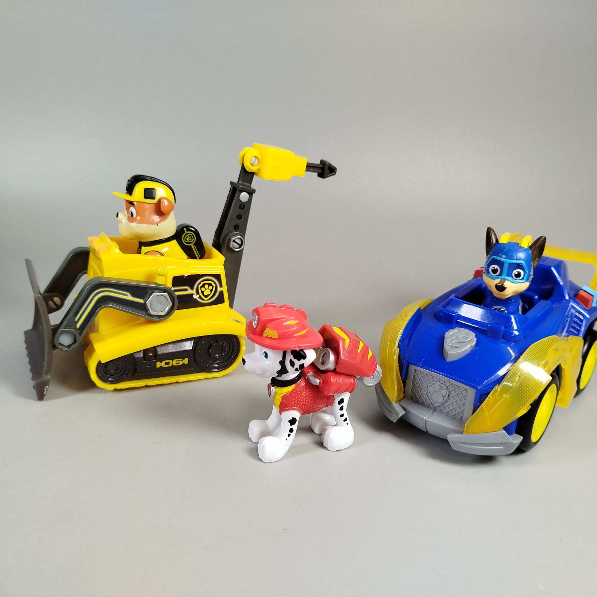 Paw Patrol Spielzeugfahrzeug-Set – Transporter, Figuren, leichte Spuren