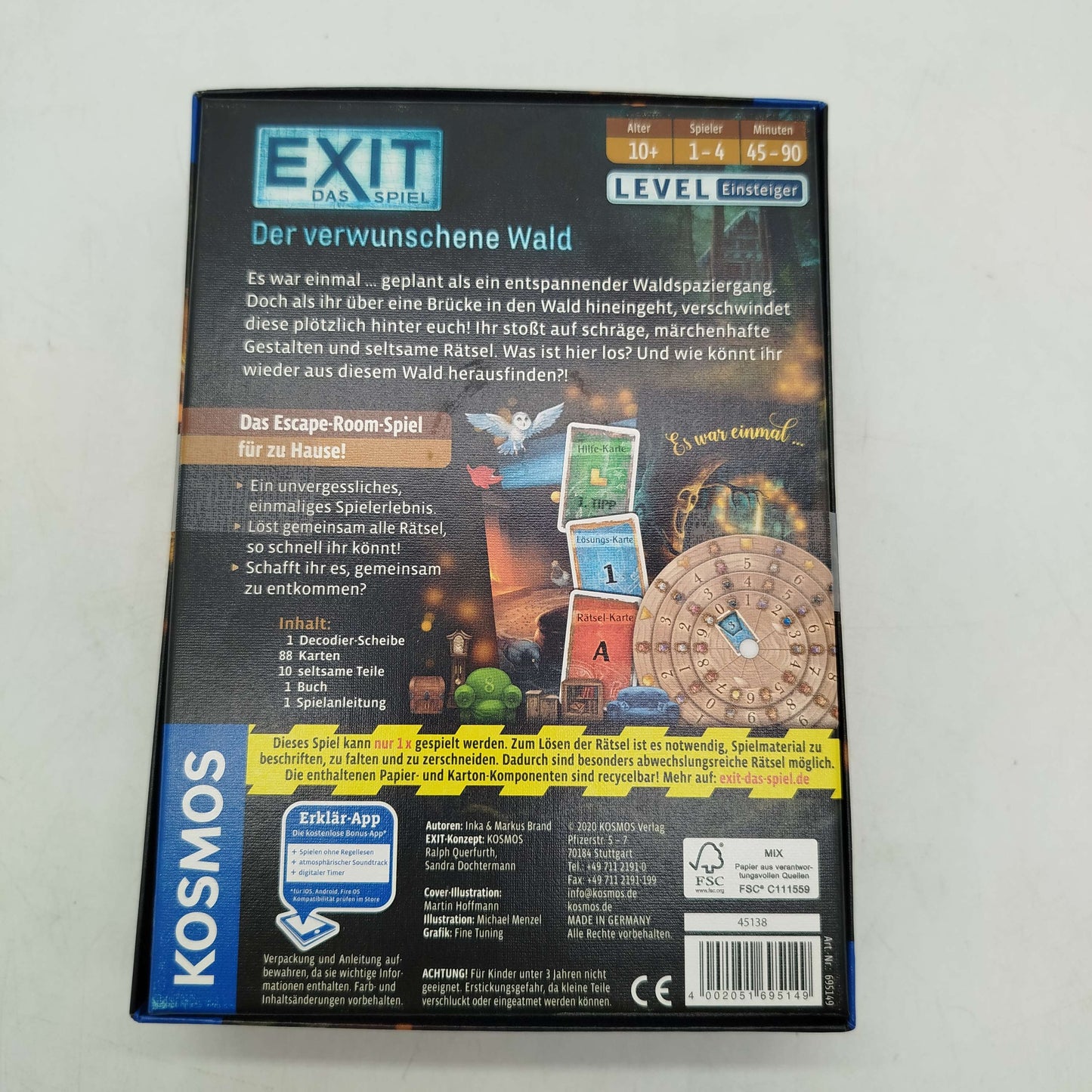 KOSMOS EXIT Verwunschener Wald Brettspiel, ab 10 11 12 Jahre | ✅ geprüft 