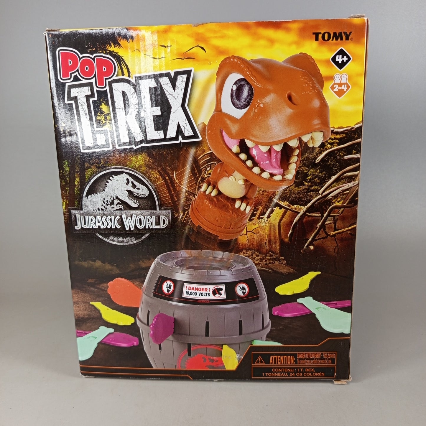 Tomy Jurassic World Pop Up T-Rex T73290 Geschicklichkeitsspiel