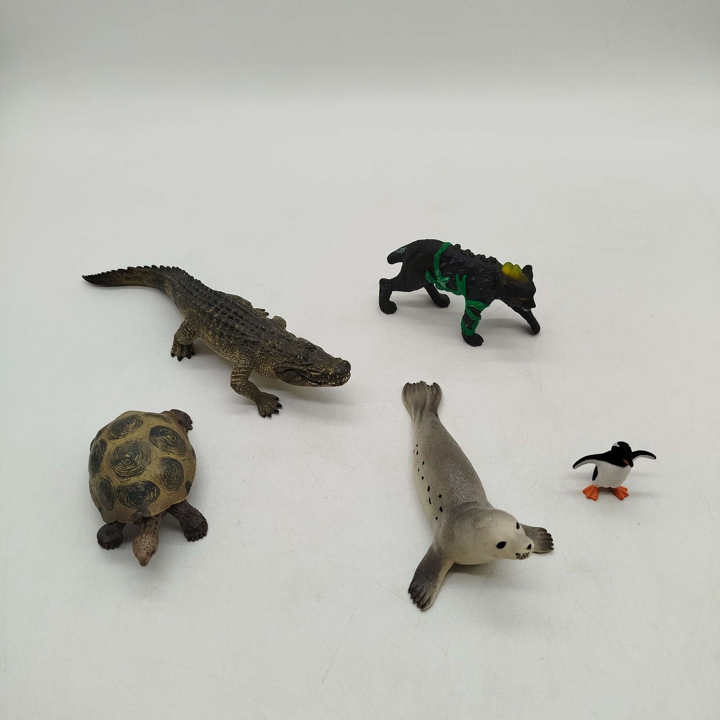 Schleich Bundle Set von 5 Tierfiguren, gebraucht, ab 3 4 5 Jahre | ✅ geprüft 