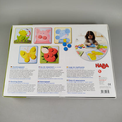HABA Zuordnungsspiel Kunterbunte Tierwelt